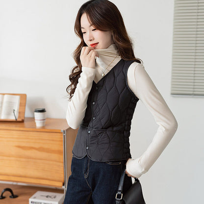 Meleg gyapjú női mellény