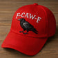 🎅 ÜNNEPI KIÁRUSÍTÁS🧢Állítható Vintage F-CAW-F Crow sapka🎁