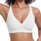 💕 Jelly Wireless Melltartó – 9 szín | S–3XL | Varrat nélküli, Push-Up, Mély V-nyákú | Mindennapi Kényelem