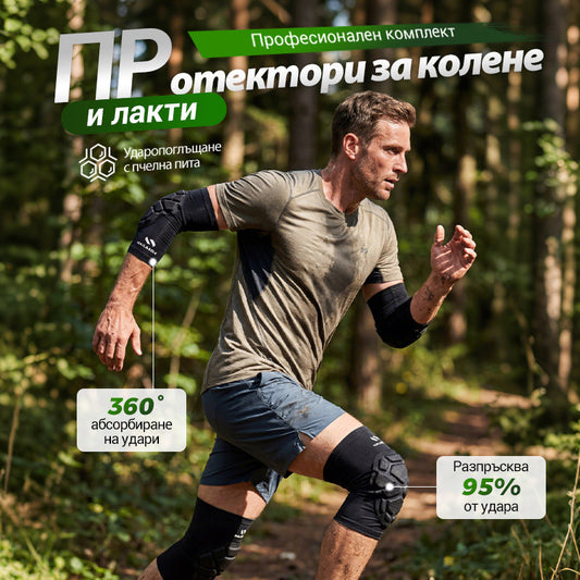 ⚙️ Professzionális térd- és könyökvédő szett | Tartós kényelem fitneszhez és munkához