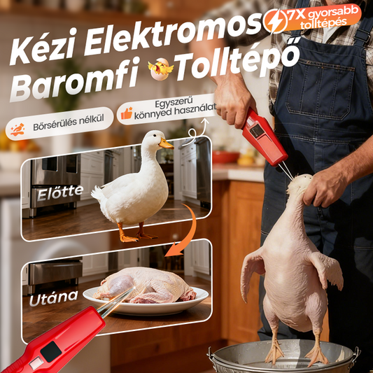 🦆🔥2025 AKCIÓ 🔥🐓Elektromos baromfi tolltépő gép – Egyszerű tolltépés, idő- és energiamegtakarítás!