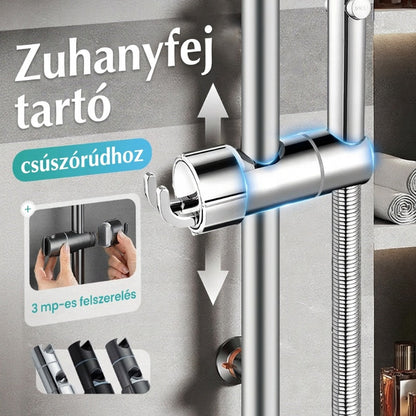 🔥Vásárlás 1 kap 1 ingyen🔥Szerszám nélkül felszerelhető zuhanytartó🚿