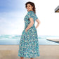 【S-4XL】🏖️Nyári mintás sifon ruha