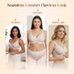 💕 Jelly Wireless Melltartó – 9 szín | S–3XL | Varrat nélküli, Push-Up, Mély V-nyákú | Mindennapi Kényelem