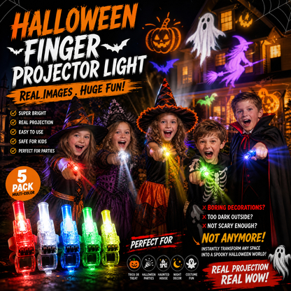 🎃👻Halloween-ujjvetítő-gyűrűk
