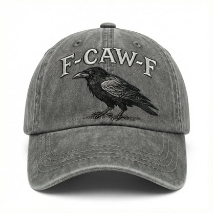 🎅 ÜNNEPI KIÁRUSÍTÁS🧢Állítható Vintage F-CAW-F Crow sapka🎁
