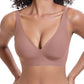 💕 Jelly Wireless Melltartó – 9 szín | S–3XL | Varrat nélküli, Push-Up, Mély V-nyákú | Mindennapi Kényelem