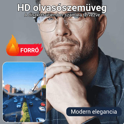 Ultra-könnyű, kék fényt szűrő, autofókuszos olvasószemüveg