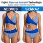 Kétrészes bikini – színblokkos mintával és csíkokkal