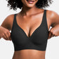 💕 Jelly Wireless Melltartó – 9 szín | S–3XL | Varrat nélküli, Push-Up, Mély V-nyákú | Mindennapi Kényelem