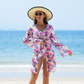 🌼👙 Női divatos, szexi, nyomtatott fürdőruha 3 darabos szett