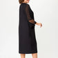 【S-4XL】✨Női elegáns fekete 3/4 ujjú hüvelyes ruhák