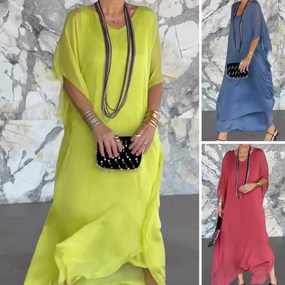 🌟Női könnyű, lélegző, lélegző V-nyakú, lélegző V-nyakú ruhák