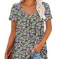 【S-3XL】🌸Női nyári rakott nyomtatott rövid ujjú nyakkendő
