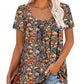 【S-3XL】🌸Női nyári rakott nyomtatott rövid ujjú nyakkendő