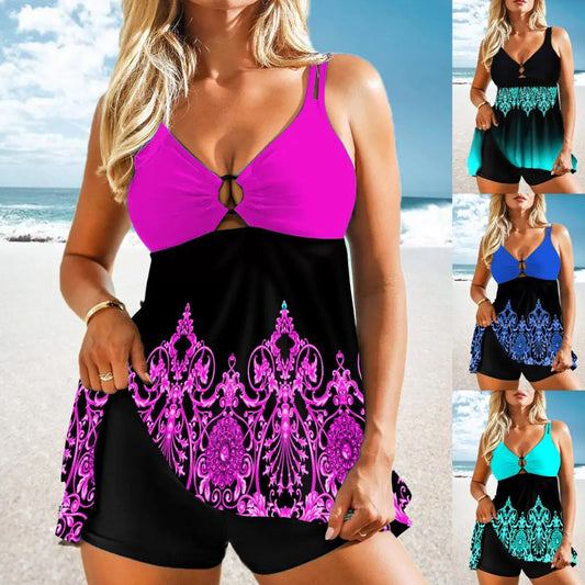 👙Női dupla pántos egyrészes fürdőruha