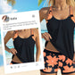 🌊🌴🌞 Női nyomtatott tankini és rövidnadrág 2 részes fürdőruha szett👙