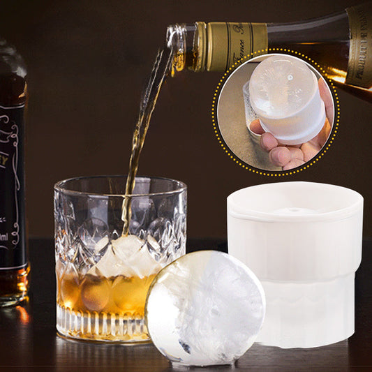 ❄️Hordozható szilikon jéggolyó készítő