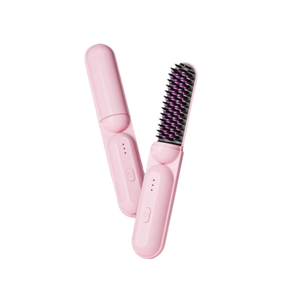 💇‍♀️ 49% OFF NOW! ✨ Hair Straightening Comb - Uniform Heat Technology for All Hair Types with Anti-Burn Protection 🌟🔥