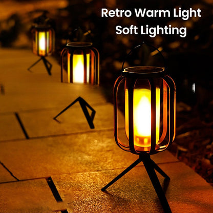 🌞Nyári ajánlat 🔥4 üzemmóddal rendelkező kültéri napelemes zseblámpa