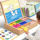 🎁 Mágneses mintákkal ellátott fa puzzle készlet 🧠🧩