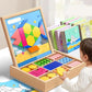 🎁 Mágneses mintákkal ellátott fa puzzle készlet 🧠🧩