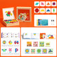 🎁 Mágneses mintákkal ellátott fa puzzle készlet 🧠🧩