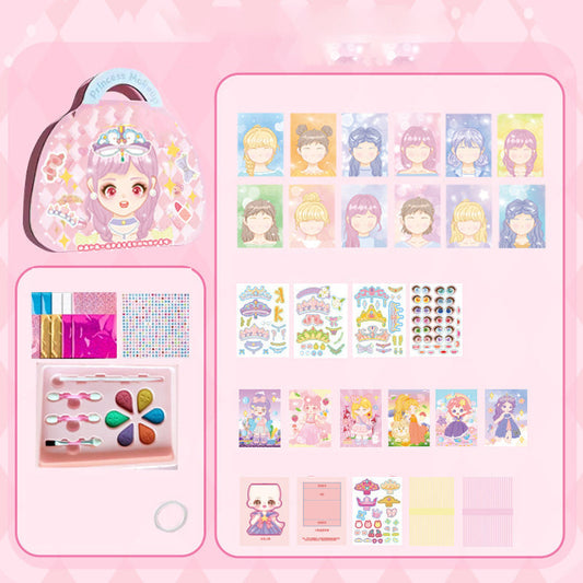 Hercegnő öltöztetős és sminkös játék szett