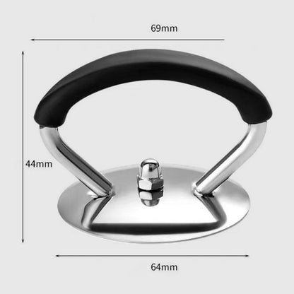 Szilikon edényfedél fogantyúval, hogy megelőzze az égési sérüléseket