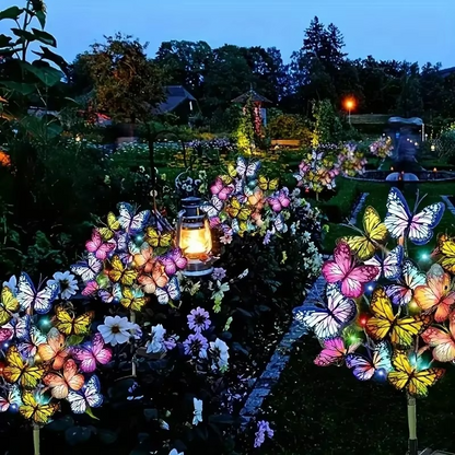 🦋Napelemes kültéri pillangó lámpák💐