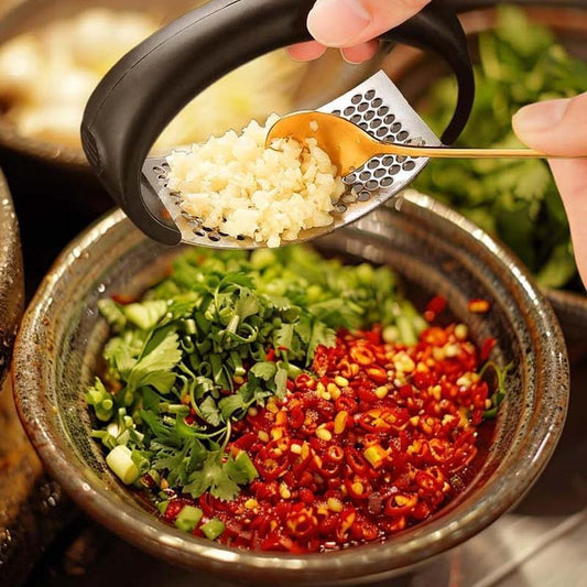 Rozsdamentes acél fokhagyma préselő