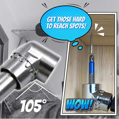 105 fokos szögfúró adapter készlet