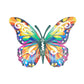 🦋 Fémből készült, pillangó alakú faldekoráció ✨——🌳 Kültéri dekoráció