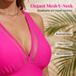 🌊👙Női Peplum Tankini Szett Alulművel