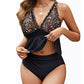 🌊👙Női Peplum Tankini Szett Alulművel