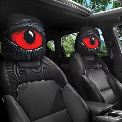 👁️‍🗨️1+1 ingyen🚗Autófejpárna burka piros szemmel