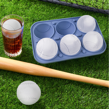 Baseball-labda alakú jégkockaforma – raktáron & fizetés kézbesítéskor ⚾️🧊