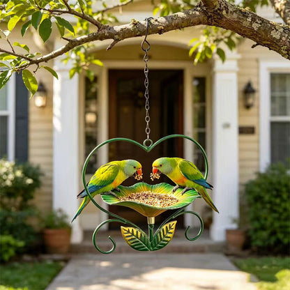 🐦 Kültéri, szív alakú, felakasztható madáretető