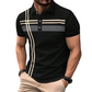 👔 Most 50% kedvezmény!⛳ Herr Randig pikéing – Gyorsan száradó és lélegző – Alkalmi üzleti golfing, rövid ujjú ✨