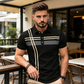 👔 Most 50% kedvezmény!⛳ Herr Randig pikéing – Gyorsan száradó és lélegző – Alkalmi üzleti golfing, rövid ujjú ✨