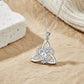 ✨🎁 Celtic knot heart-shaped pendant necklace 💖