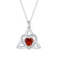 ✨🎁 Celtic knot heart-shaped pendant necklace 💖