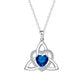 ✨🎁 Celtic knot heart-shaped pendant necklace 💖
