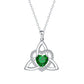 ✨🎁 Celtic knot heart-shaped pendant necklace 💖