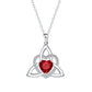 ✨🎁 Celtic knot heart-shaped pendant necklace 💖