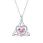 ✨🎁 Celtic knot heart-shaped pendant necklace 💖
