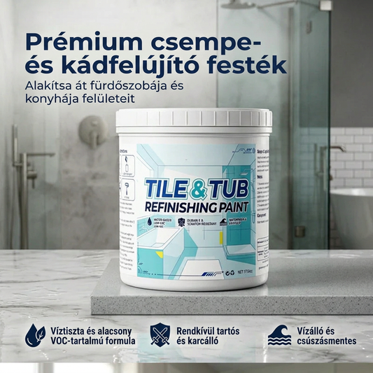 🛁✨Prémium csempe- és kádfelújító festékkészlet
