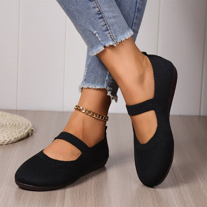 👟🌬️ Női, légáteresztő, kötött anyagú, lapos talpú cipő – még hosszú séták során sem fárasztja a lábat – utánvéttel fizethető ✅