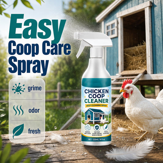 🐔 Tyúkól-tisztító spray – Percek alatt megszünteti a szagokat és a szennyeződéseket! ✨
