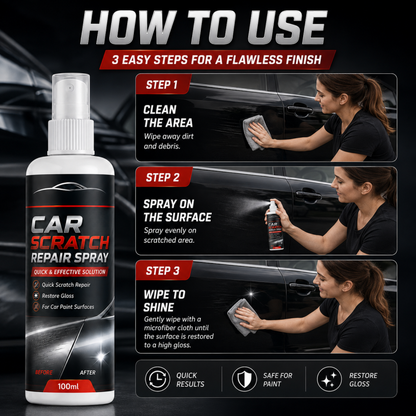 🛡️ Karcolásjavító spray Gyors javítás pénztárcakímélő Nano javítási technológia – Búcsú a drága fényezéstől